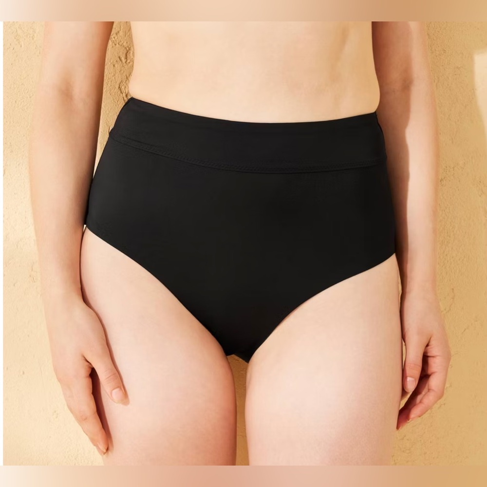 Shade & Shore - Women’s Tummy Control High Waist Banded Bikini Bottom